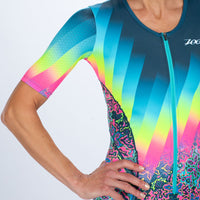 Zoot Sports TRI RACESUITS Women's Ltd Tri Aero Fz Racesuit - Costa Del Sol