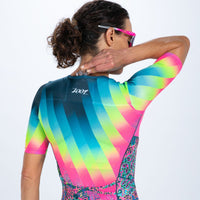 Zoot Sports TRI RACESUITS Women's Ltd Tri Aero Fz Racesuit - Costa Del Sol
