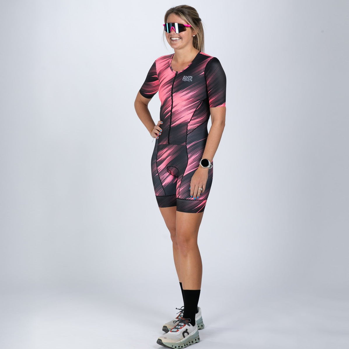 Haut De Triathlon Zoot Ironman AWA 2019 Femme Multicolore - Taille L