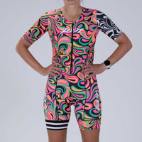 Zoot Sports TRI RACESUITS Women's Ltd Tri Aero Fz Racesuit - Fab