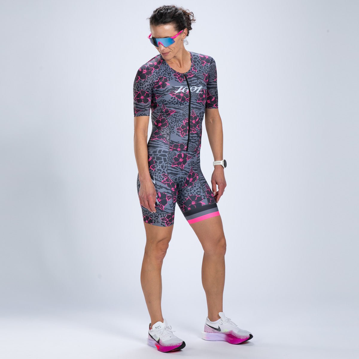 Zoot Sports TRI RACESUITS Women's Ltd Tri Aero Fz Racesuit -Fearless