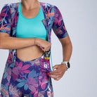 Zoot Sports TRI RACESUITS Women's Ltd Tri Aero Fz Racesuit -Flora