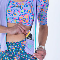 Zoot Sports TRI RACESUITS Women's Ltd Tri Aero Fz Racesuit - Kaleidoscope