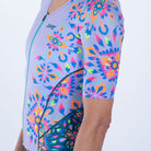 Zoot Sports TRI RACESUITS Women's Ltd Tri Aero Fz Racesuit - Kaleidoscope