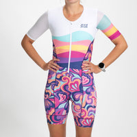 Zoot Sports TRI RACESUITS Women's Ltd Tri Aero Fz Racesuit - La Mer