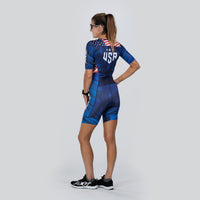 Zoot Sports TRI RACESUITS Women's Ltd Tri Aero Fz Racesuit - RWB