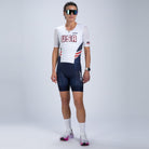 Zoot Sports TRI RACESUITS Women's Ltd Tri Aero Fz Racesuit - USA Flag