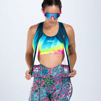 Zoot Sports TRI RACESUITS Women's Ltd Tri Slvs Fz Racesuit - Costa Del Sol