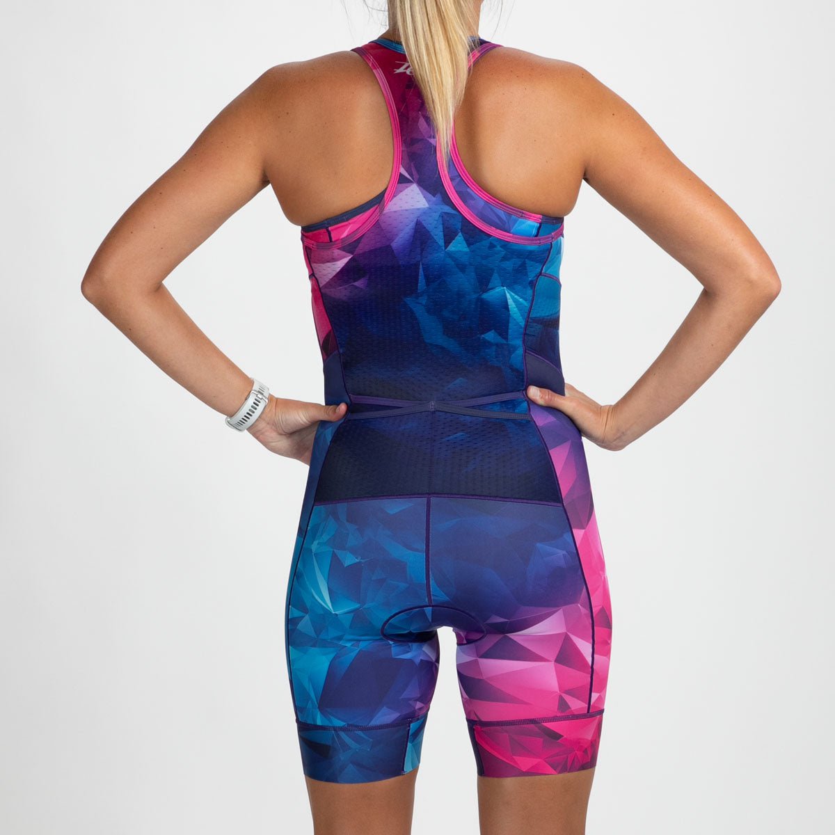 Zoot Sports TRI RACESUITS Women's Ltd Tri Slvs Fz Racesuit - Crystal