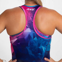 Zoot Sports TRI RACESUITS Women's Ltd Tri Slvs Fz Racesuit - Crystal