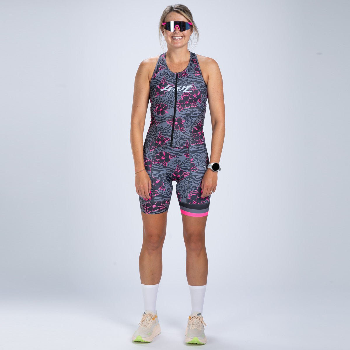 Zoot Sports TRI RACESUITS Women's Ltd Tri Slvs Fz Racesuit -Fearless