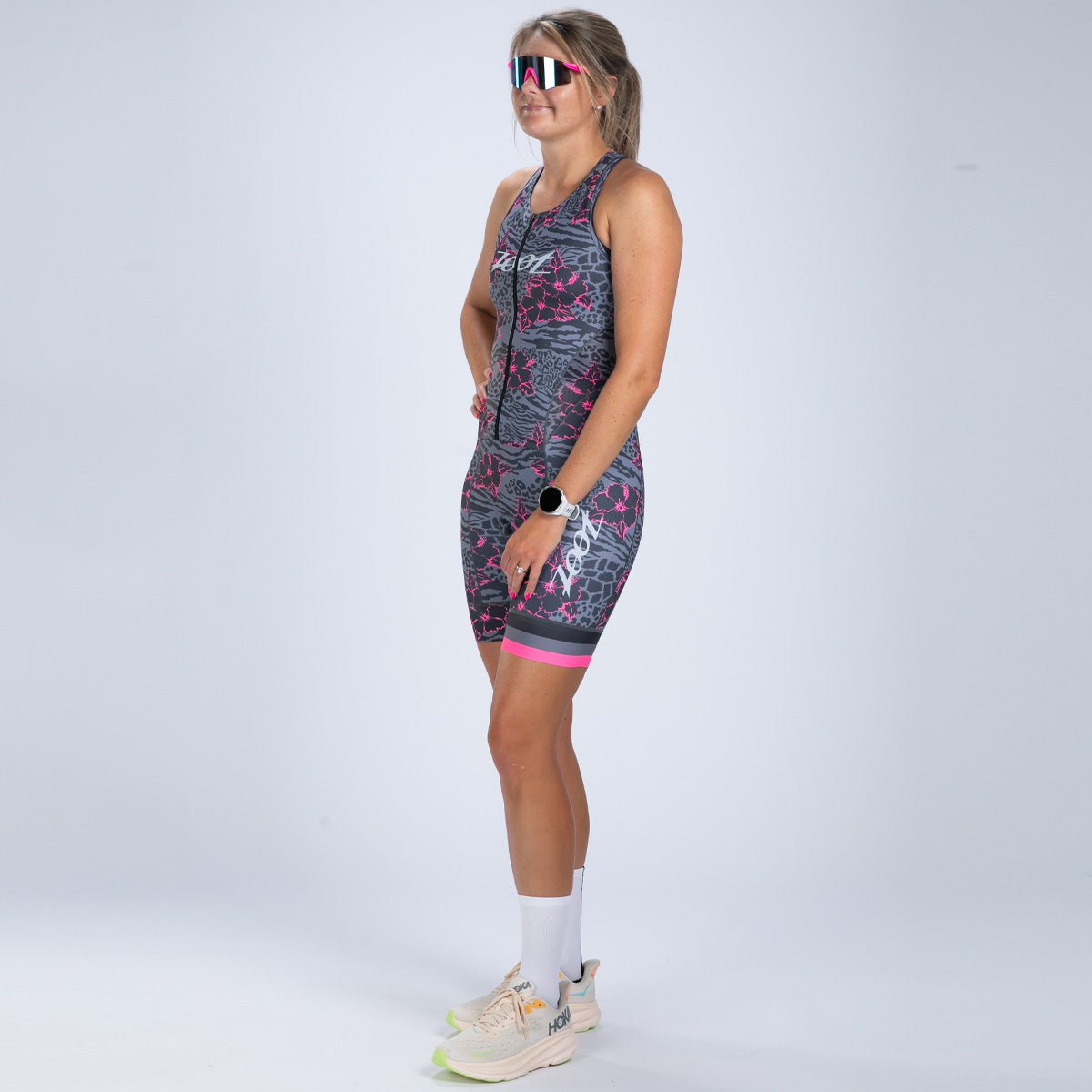 Zoot Sports TRI RACESUITS Women's Ltd Tri Slvs Fz Racesuit -Fearless