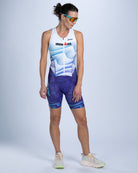 Zoot Sports TRI RACESUITS Women's Ltd Tri Slvs Fz Racesuit - IM Stratos