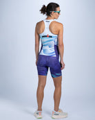 Zoot Sports TRI RACESUITS Women's Ltd Tri Slvs Fz Racesuit - IM Stratos
