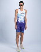 Zoot Sports TRI RACESUITS Women's Ltd Tri Slvs Fz Racesuit - IM Stratos