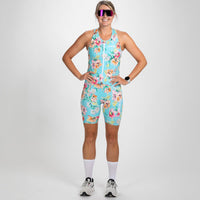 Zoot Sports TRI RACESUITS Women's Ltd Tri Slvs Fz Racesuit - Jasmine