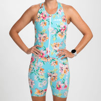 Zoot Sports TRI RACESUITS Women's Ltd Tri Slvs Fz Racesuit - Jasmine