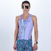 Zoot Sports TRI RACESUITS Women's Ltd Tri Slvs Fz Racesuit - Kaleidoscope