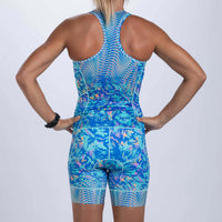 Zoot Sports TRI RACESUITS Women's Ltd Tri Slvs Fz Racesuit - Koa Blue