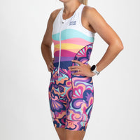 Zoot Sports TRI RACESUITS Women's Ltd Tri Slvs Fz Racesuit - La Mer