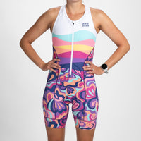 Zoot Sports TRI RACESUITS Women's Ltd Tri Slvs Fz Racesuit - La Mer