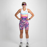 Zoot Sports TRI RACESUITS Women's Ltd Tri Slvs Fz Racesuit - La Mer