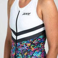 Zoot Sports TRI RACESUITS Women's Ltd Tri Slvs Fz Racesuit - Mariposa