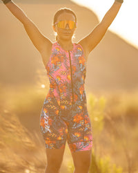 Zoot Sports TRI RACESUITS Women's Ltd Tri Slvs Fz Racesuit - Queen K