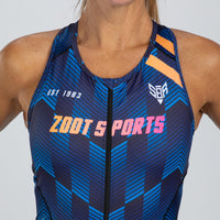 Zoot Sports TRI RACESUITS Women's Ltd Tri Slvs Fz Racesuit - Speedway