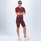 Zoot Sports TRI RACESUITS Women's Ultra P1x Tri Racesuit - Burgundy