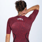 Zoot Sports TRI RACESUITS Women's Ultra P1x Tri Racesuit - Burgundy