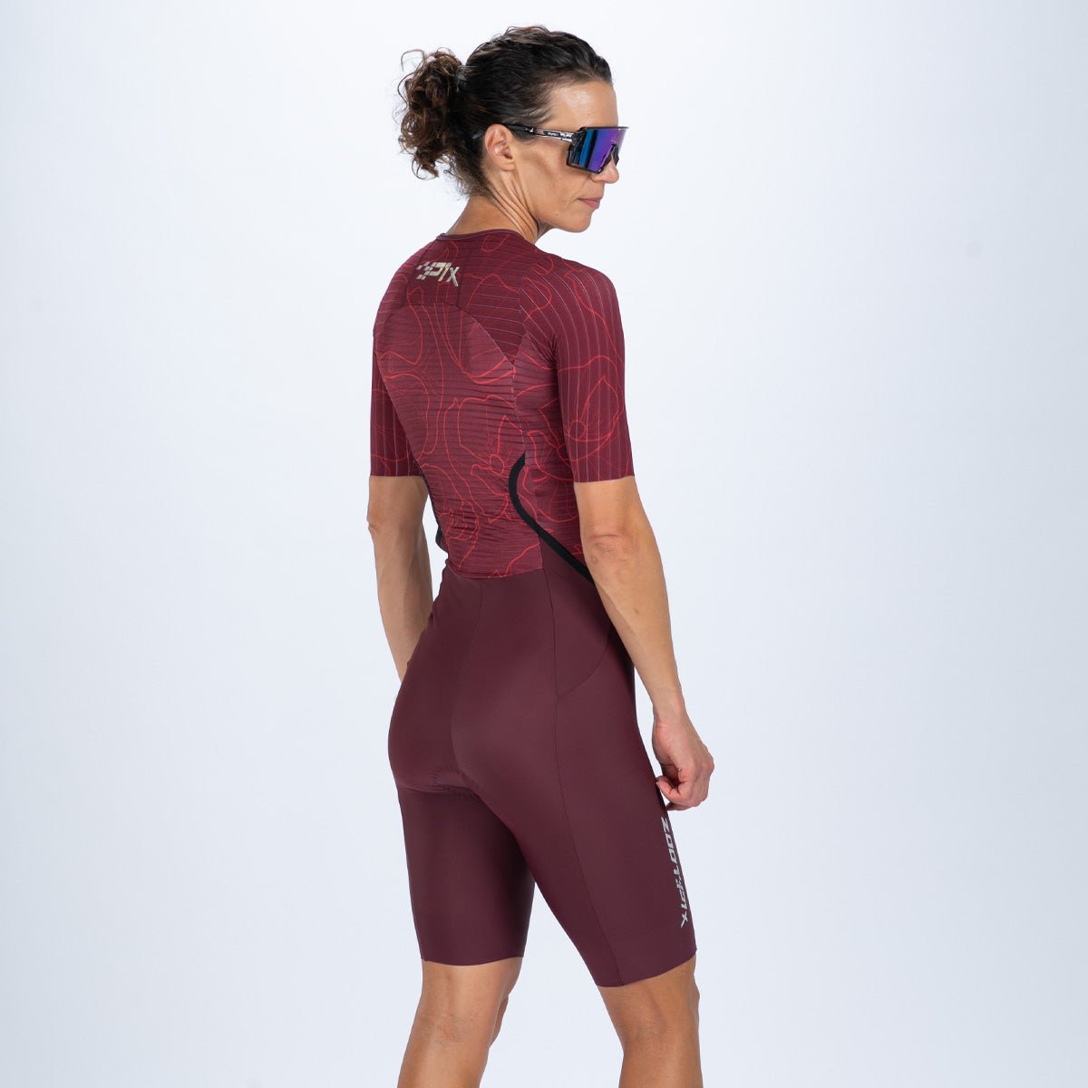 Zoot Sports TRI RACESUITS Women's Ultra P1x Tri Racesuit - Burgundy