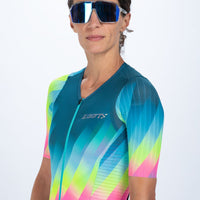 Zoot Sports TRI RACESUITS Women's Ultra Tri P1x Racesuit - Costa Del Sol