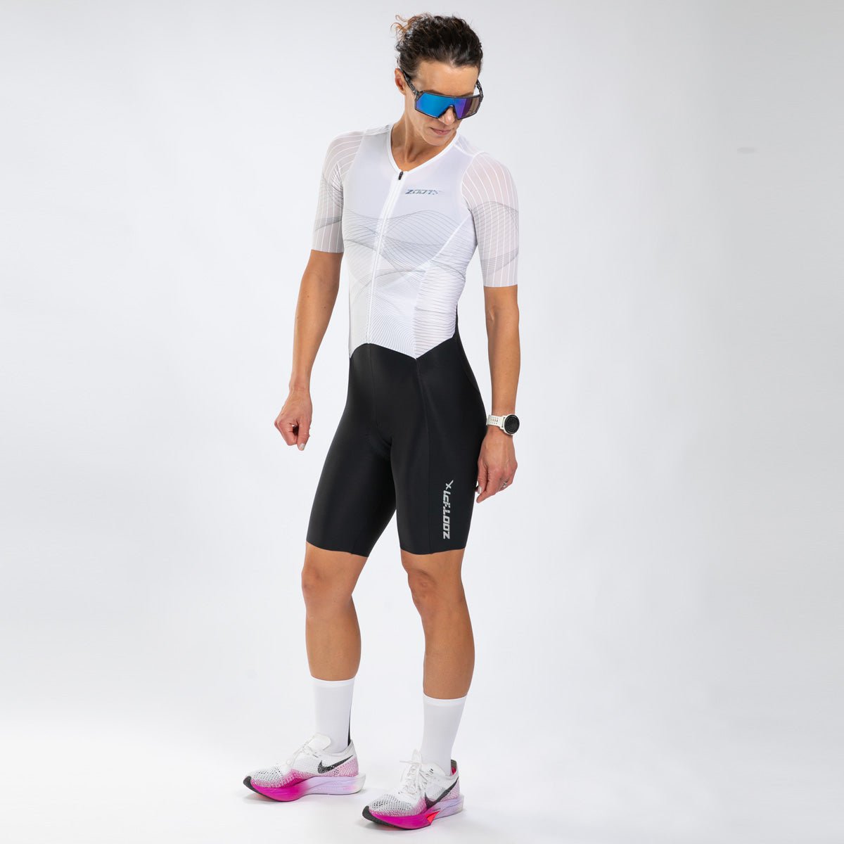 Zoot Sports TRI RACESUITS Women's Ultra Tri P1x Racesuit - Hyperwhite