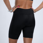 Zoot Sports TRI SHORTS 8" INSEAM Women's Core Tri 8" Fleece Chamois Short - Jet Black