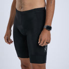 Zoot Sports TRI SHORTS 9" INSEAM Men's Core Tri 9" Fleece Chamois Short - Jet Black