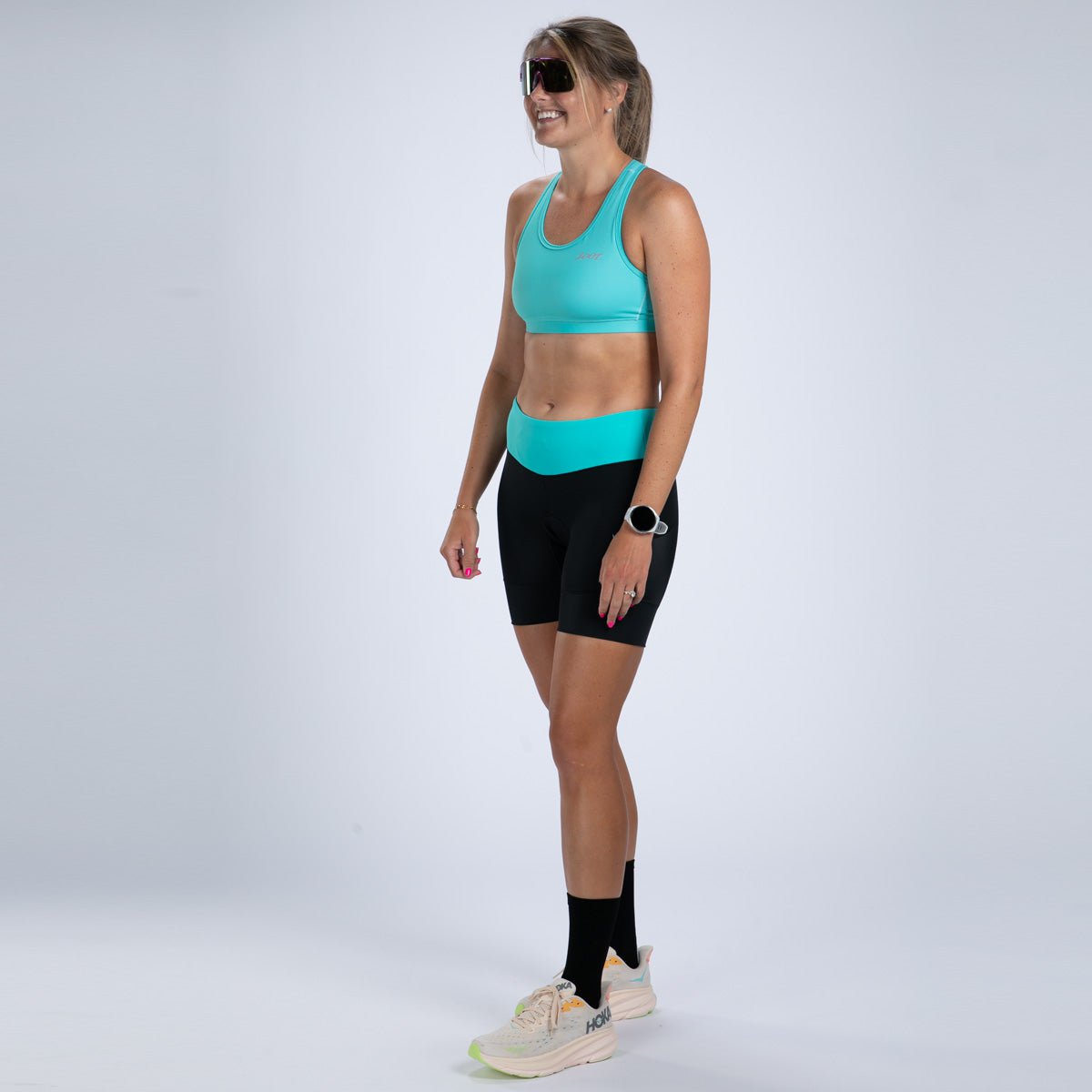 Zoot Sports TRI SHORTS Women's Core Tri 6" Short - Aqua Blue