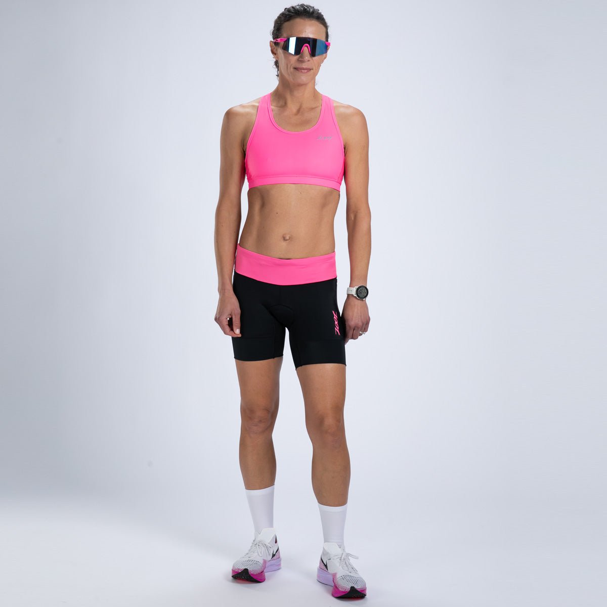 Zoot Sports TRI SHORTS Women's Core Tri 6" Short - Bright Pink