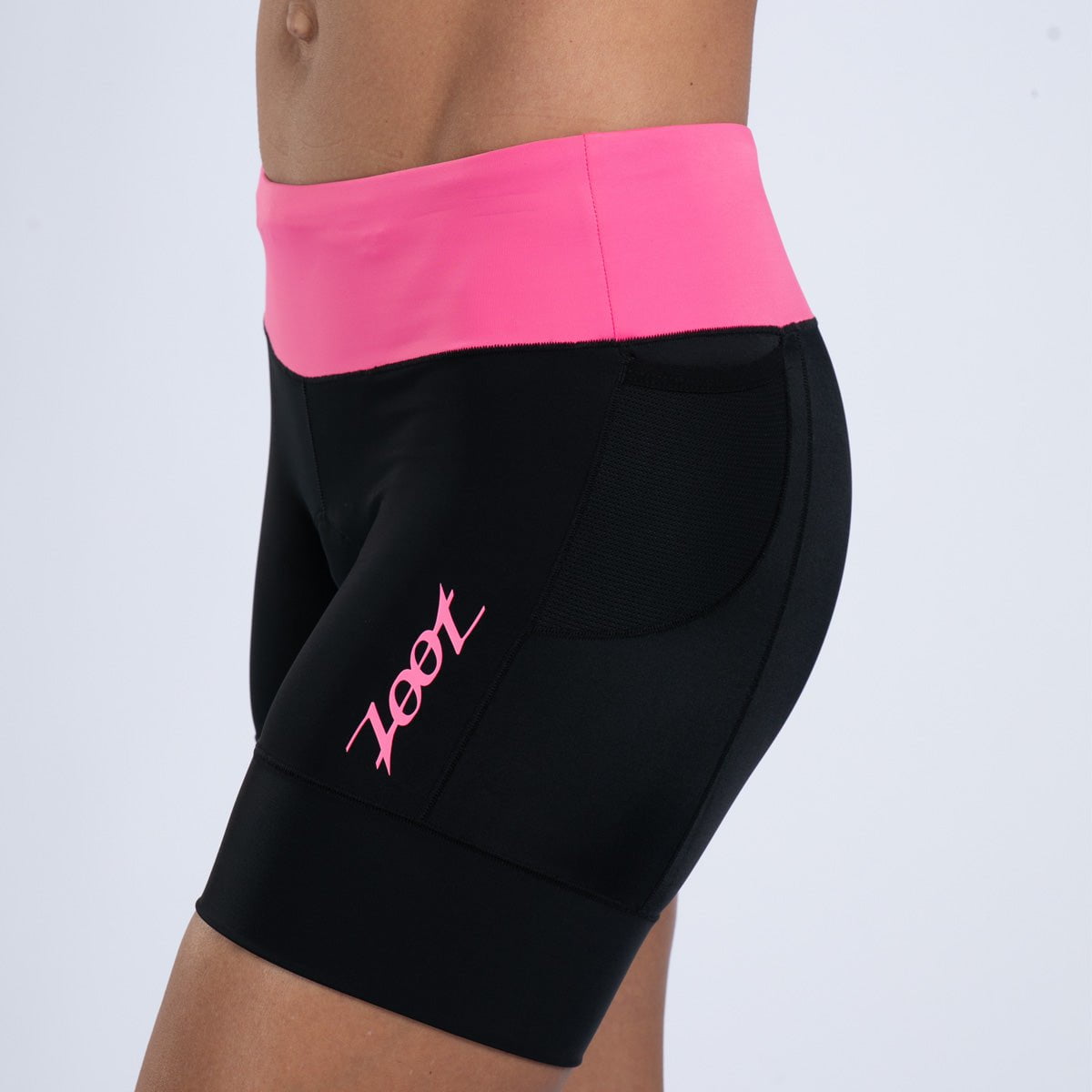 Zoot Sports TRI SHORTS Women's Core Tri 6" Short - Bright Pink