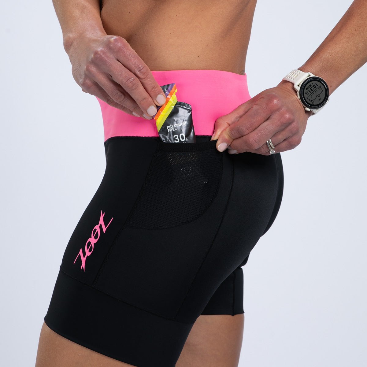 Zoot Sports TRI SHORTS Women's Core Tri 6" Short - Bright Pink