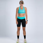 Zoot Sports TRI SHORTS Women's Core Tri 8" Short - Aqua Blue