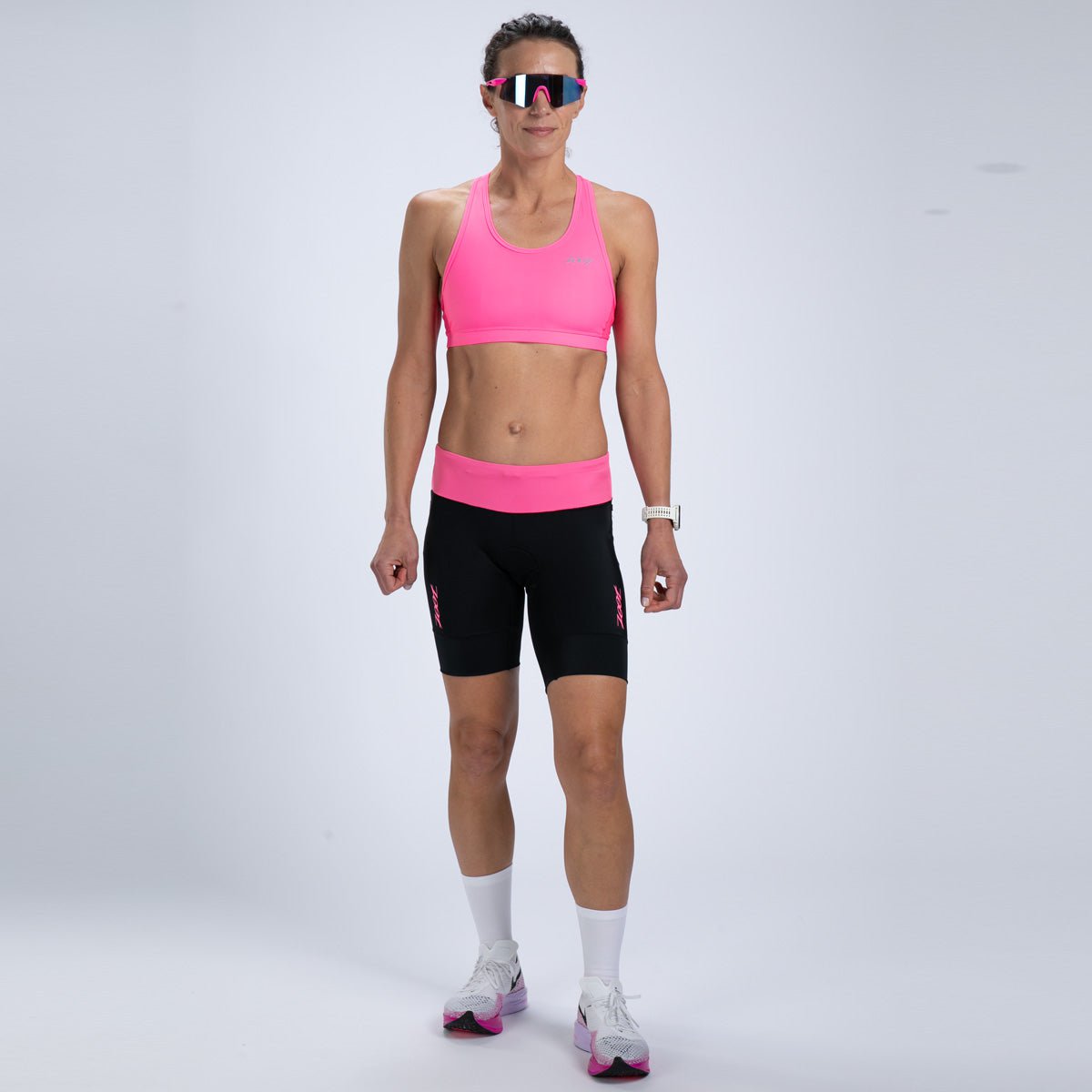 Zoot Sports TRI SHORTS Women's Core Tri 8" Short - Bright Pink