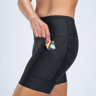 Zoot Sports TRI SHORTS Women's Elite Tri 6" Short - Jet Black