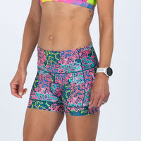 Zoot Sports TRI SHORTS Women's Ltd Tri 4" Short - Costa Del Sol