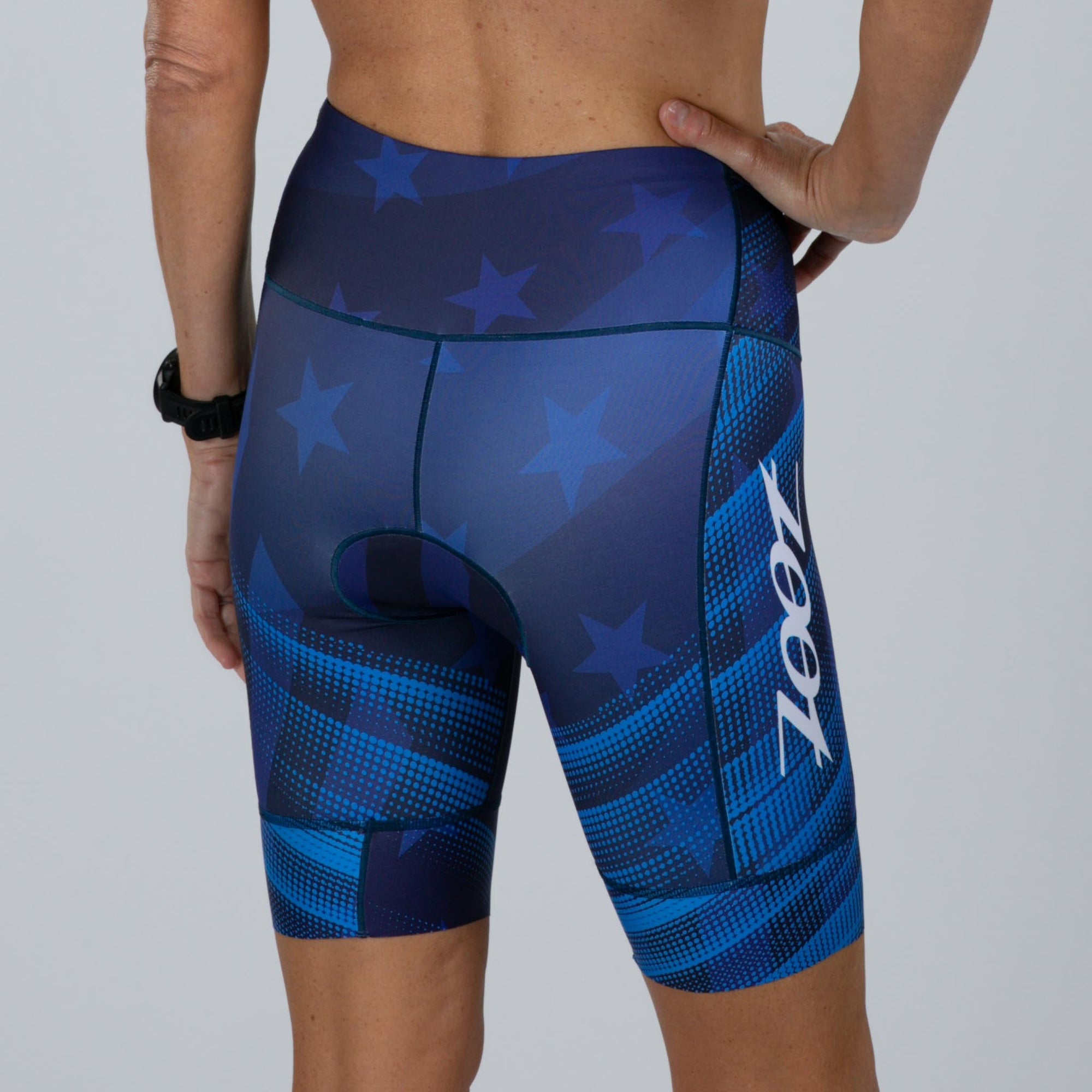 Zoot Sports TRI SHORTS Women's Ltd Tri 8" Short - RWB