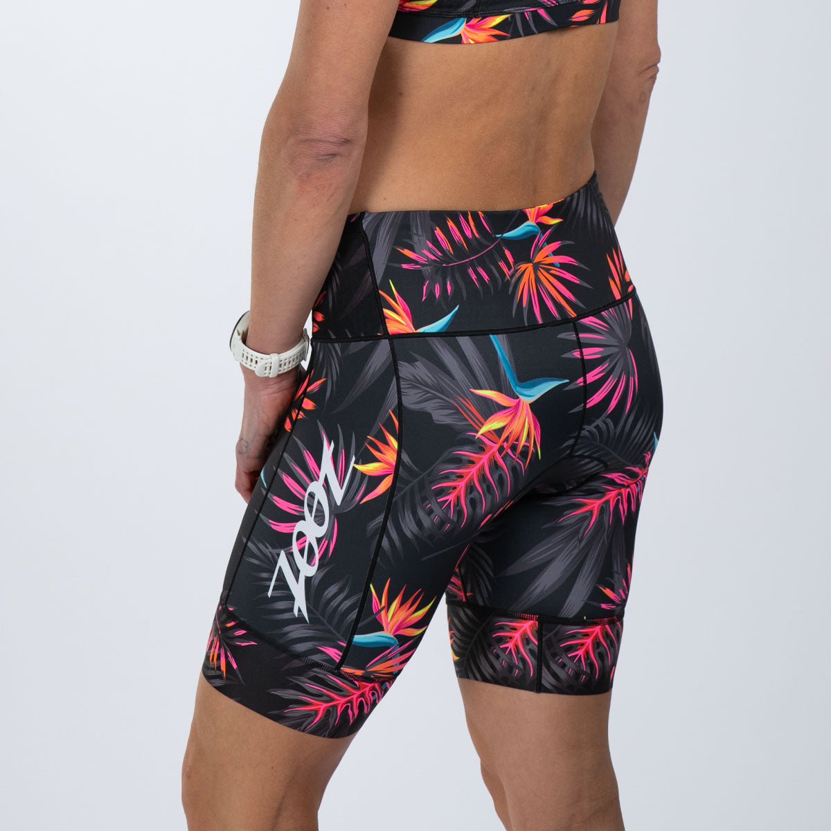 Zoot Sports TRI SHORTS Women's Ltd Tri 8" Short - Tropical Magic