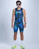 Zoot Sports TRI SLEEVELESS RACESUITS Men's Ltd Tri Slvs Fz Racesuit - IM Energy Lab
