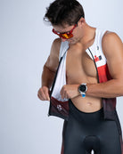 Zoot Sports TRI SLEEVELESS RACESUITS Men's Ltd Tri Slvs Fz Racesuit - IM Velocity