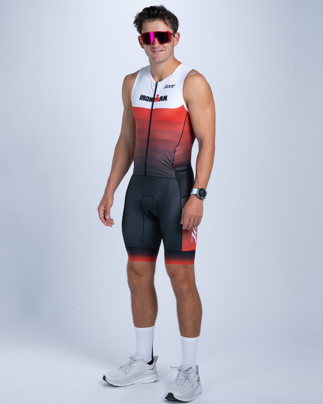 Zoot Sports TRI SLEEVELESS RACESUITS Men's Ltd Tri Slvs Fz Racesuit - IM Velocity