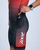 Zoot Sports TRI SLEEVELESS RACESUITS Men's Ltd Tri Slvs Fz Racesuit - IM Velocity